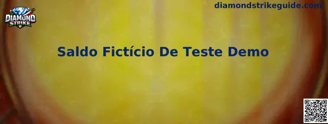 Saldo Fictício De Teste Demo Diamond Strike